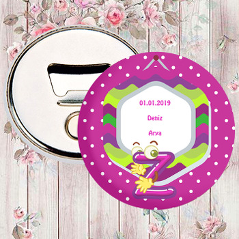 Kişiye Özel Z Harfi Temalı Magnet Açacak