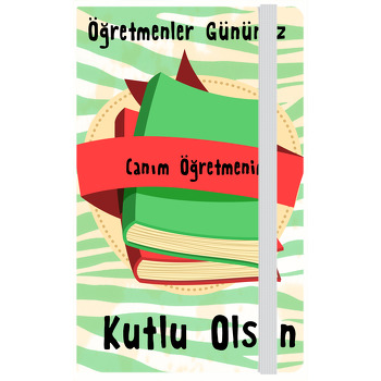 Kitap Temalı Öğretmenler Günü Anı Defteri