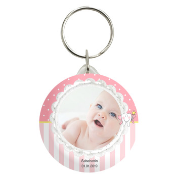 Kız Bebek İçin Diş Buğdayı Anahtarlık