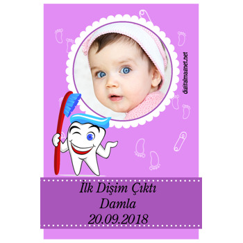 Kız Bebek için Diş Buğdayı Parti Magnet