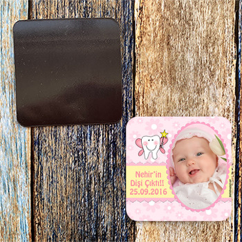Kız Bebekler İçin Diş Buğdayı Magnet