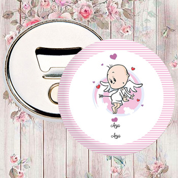Kız Eros Bebek Temalı Magnet Açacak