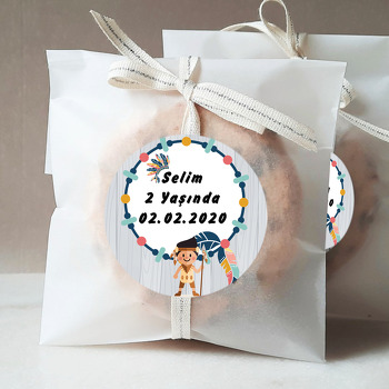 Kızılderili Temalı Sticker