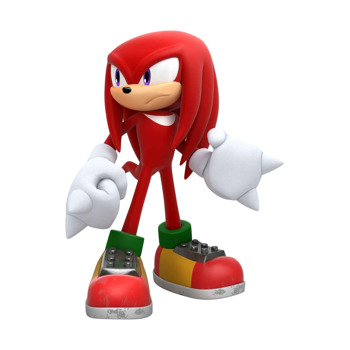 Knuckles Temalı Masa Önü Ayaklı Dekor