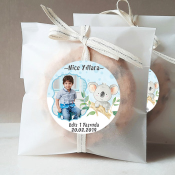 Koala Temalı Resimli Sticker