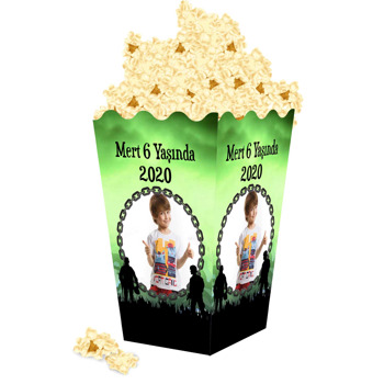 Komando Asker Temalı Popcorn Kutusu