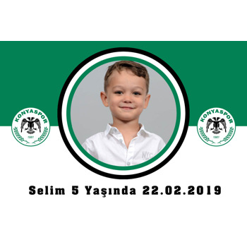 Konya Spor Temalı Plastik Magnet 