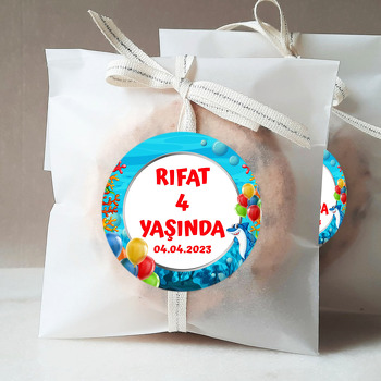 Köpek Balığı Okyanusta Temalı Sticker
