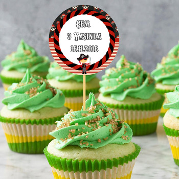 Korsan 2 Temalı Kürdan Süs