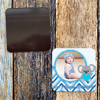 Koala Mavi Temalı Doğum Günü Magnet
