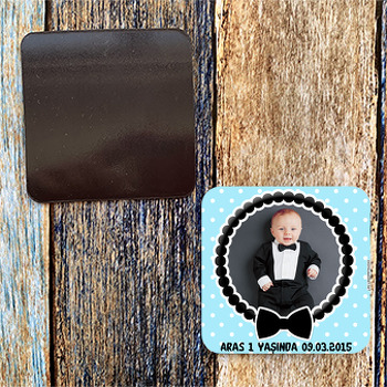 Küçük Adam Temalı Doğum Günü Magnet
