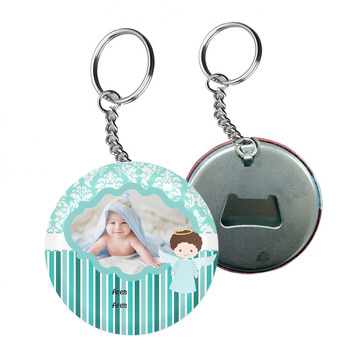 Küçük Melek Temalı Hoşgeldin Bebek Arkası Açacak Anahtarlık