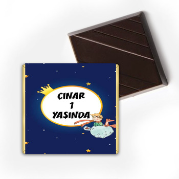 Küçük Prens ile Tilki Temalı Çikolata Sargısı