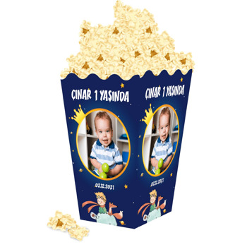 Küçük Prens ile Tilki Temalı Popcorn Kutusu