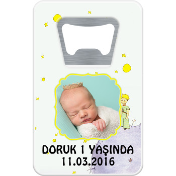 Küçük Prens Klasik Temalı Dikdörtgen Magnet Açacak