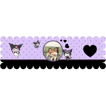 Kuromi Temalı Peçete Sargısı