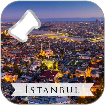 Kuşbakışı İstanbul ile Şehirler Temalı Kare Magnet Açacak