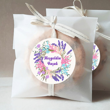 Lavanta Çerçeve Temalı Sticker