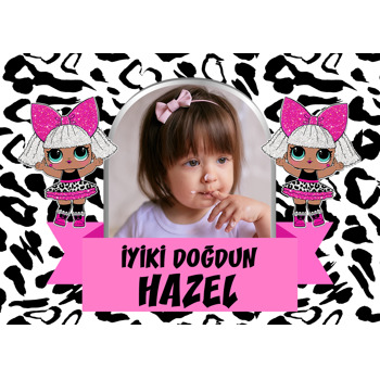Lol Bebek Leopar Desenli Temalı Doğum Günü Amerikan Servis