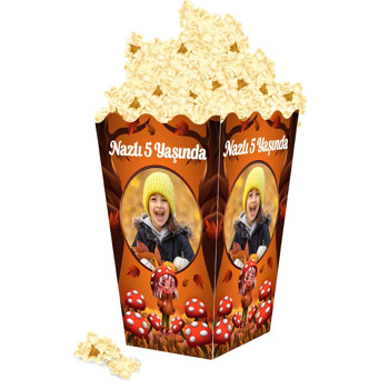 Mantar Kız Temalı Popcorn Kutusu