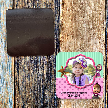 Maşa İle Koca Ayı Temalı Magnet