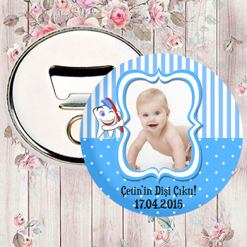 Mavi Bebekli Diş Buğdayı Magnet Açacak