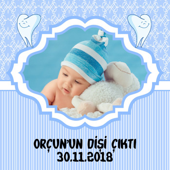 Mavi Bulut Diş Buğdayı   Kare Parti Afiş