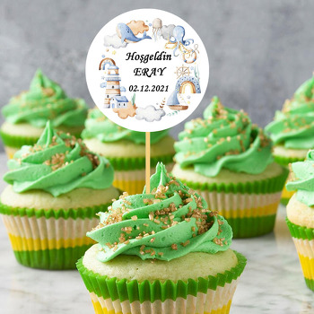 Mavi Denizci Temalı Parti Kürdan Süs