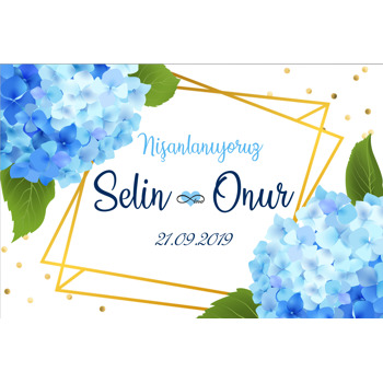 Mavi Ortancalar Söz Nişan Nikah Temalı Magnet