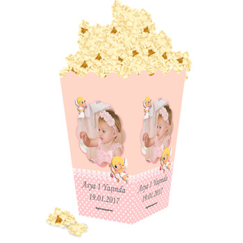 Melek Temalı Popcorn Kutusu