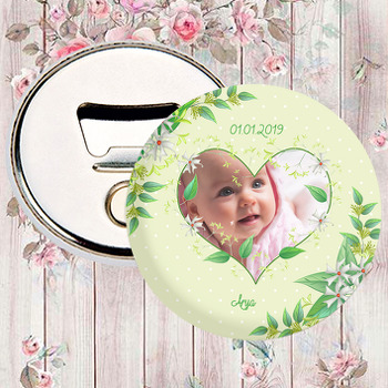 Melisa Çiçeği Temalı Doğum Günü Magnet Açacak