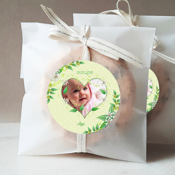 Melisa Çiçeği Temalı Doğum Günü Sticker