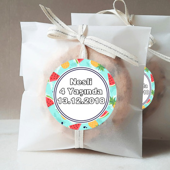 Meyve Temalı Sticker