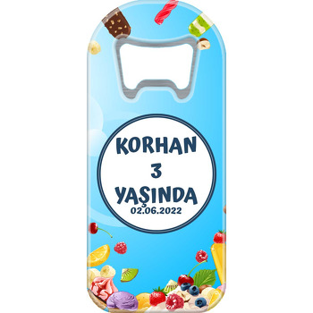 Meyveli Şekerlemeler Temalı Uzun Magnet Açacak