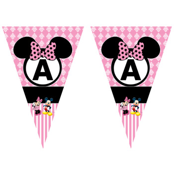 Mickey İkiz Temalı Parti Banner