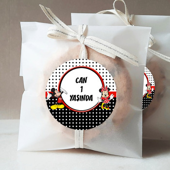 Mickey Mouse Temalı Parti Sticker