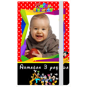 Mickey Mouse ve Arkadaşları Temalı Doğum Günü Anı Defteri