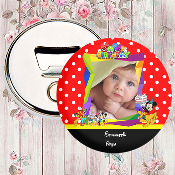 Mickey Mouse ve Arkadaşları Temalı Fotoğraflı Magnet Açacak