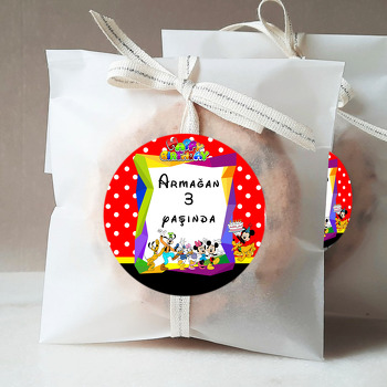 Mickey Mouse ve Arkadaşları Temalı Sticker