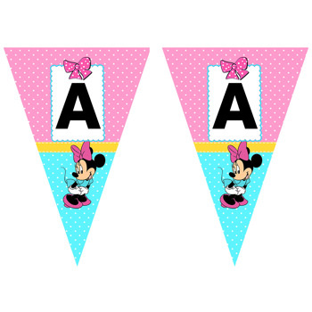 Mininie Mouse 2 Temalı Parti Banner