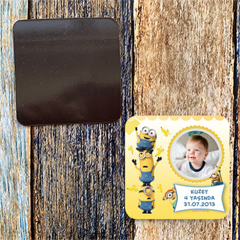 Minion 2 Temalı Doğum Günü Magnet