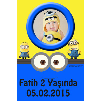 Minion Temalı Magnet