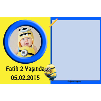 Minion Temalı Magnet Notluk