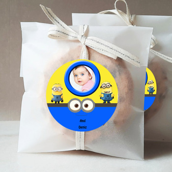 Minion Temalı Resimli Sticker