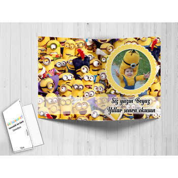 Minionlar Temalı Anı Kartı