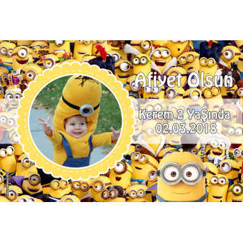 Minionlar Temalı Doğum Günü Amerikan Servis
