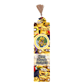 Minionlar Temalı Kitap Ayracı