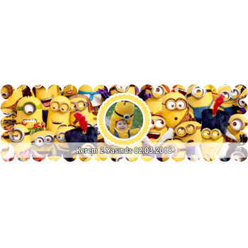Minionlar Temalı Peçete Sargısı