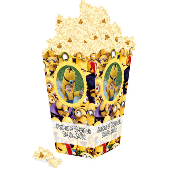 Minionlar Temalı Popcorn Kutusu