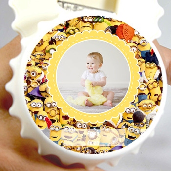 Minionlar Temalı Resimli Kapak Şekilli Magnet Açacak